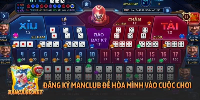 Đăng ký Manclub nhanh chóng và an toàn chỉ với vài bước 1 Đăng ký Manclub để hòa mình vào cuộc chơi
